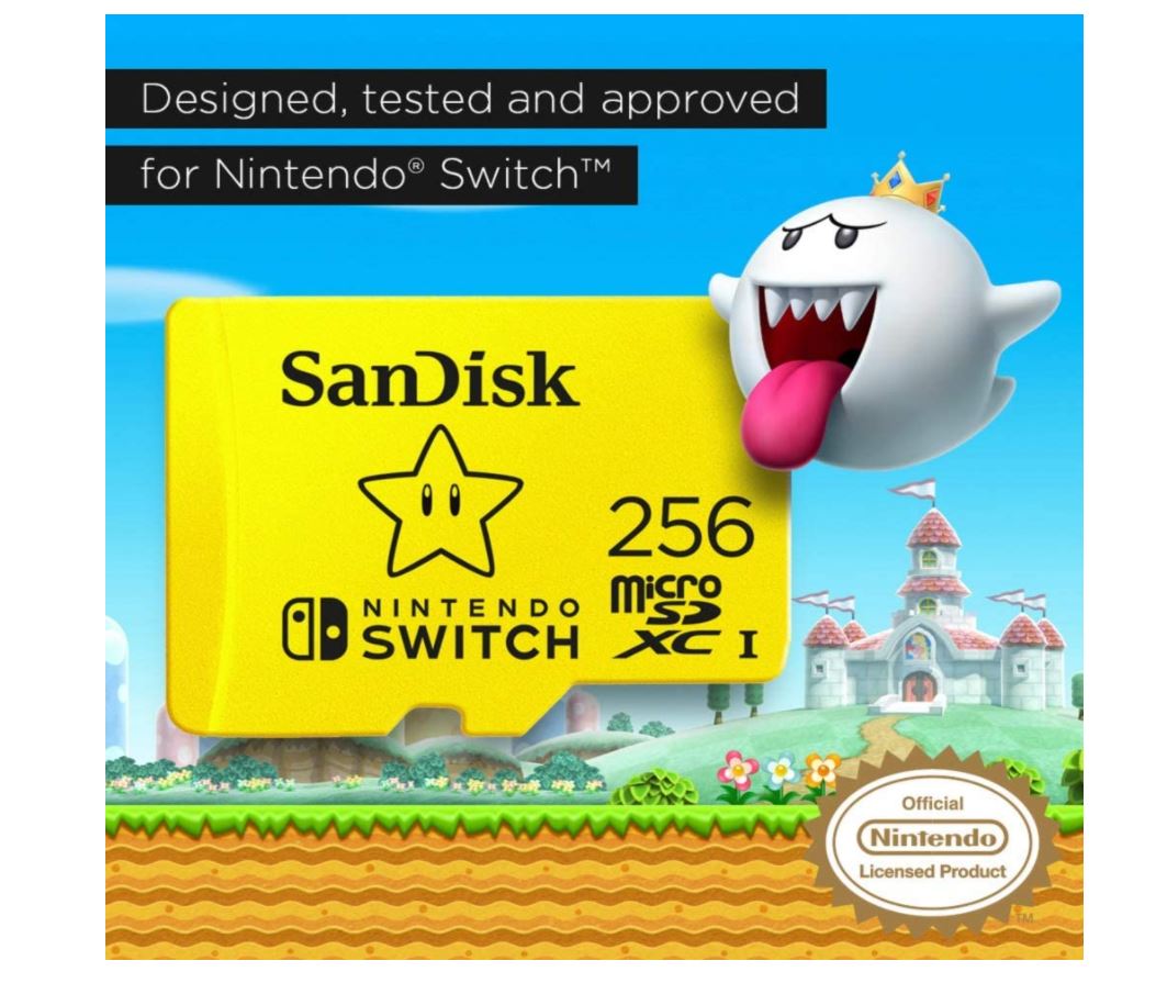 Micro Sd Sandisk 256gb Edicion Mario 